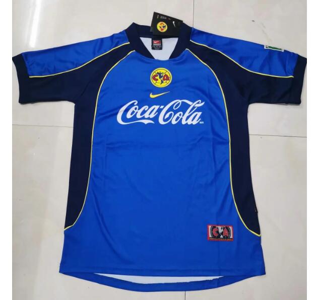 2001-02 Club America Retro Away Kit Soccer Jersey